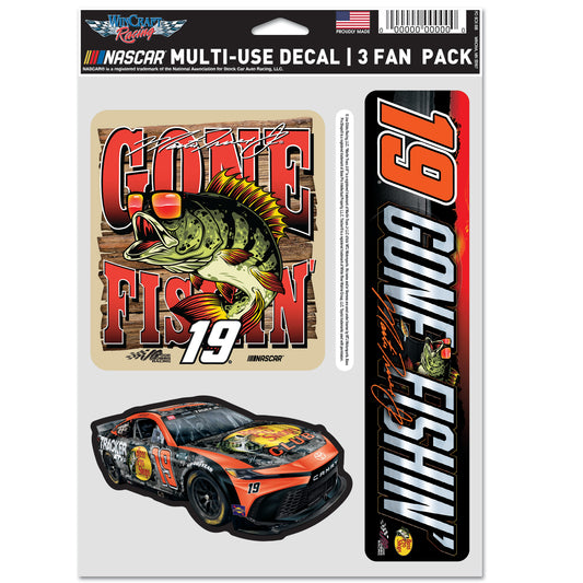 Martin Truex Jr. Gone Fishin' Retirement 3-Pack Decals